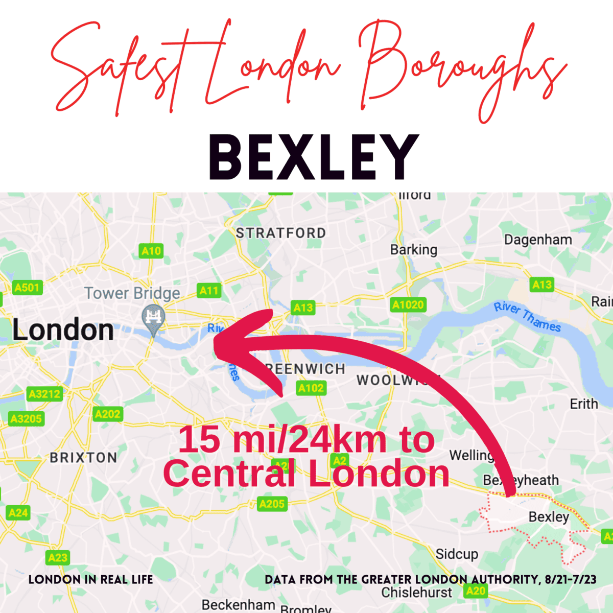 Safest Areas To Live In London Bexley 